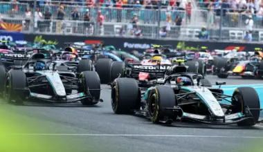 F1 starting grid for the 2026 Miami Grand Prix