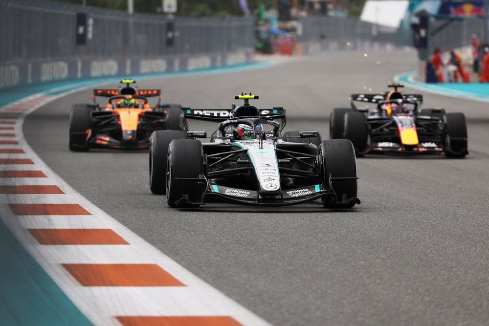 Andrea Kimi Antonelli, Mercedes, Max Verstappen, Red Bull Racing, Lando Norris, McLaren