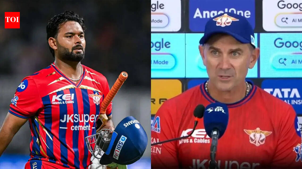 Justin Langer: ‘95 off 30 balls!’: Langer cites practice blitz to back ‘selfless’ Pant despite LSG defeat | Cricket News