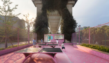the Happy Spot under the Light Rail / VIASCAPE design