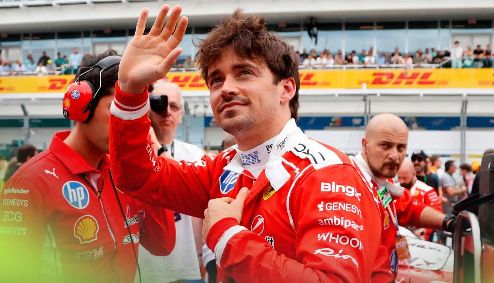 Charles Leclerc responds to big Ferrari milestone with Schumacher record in sight