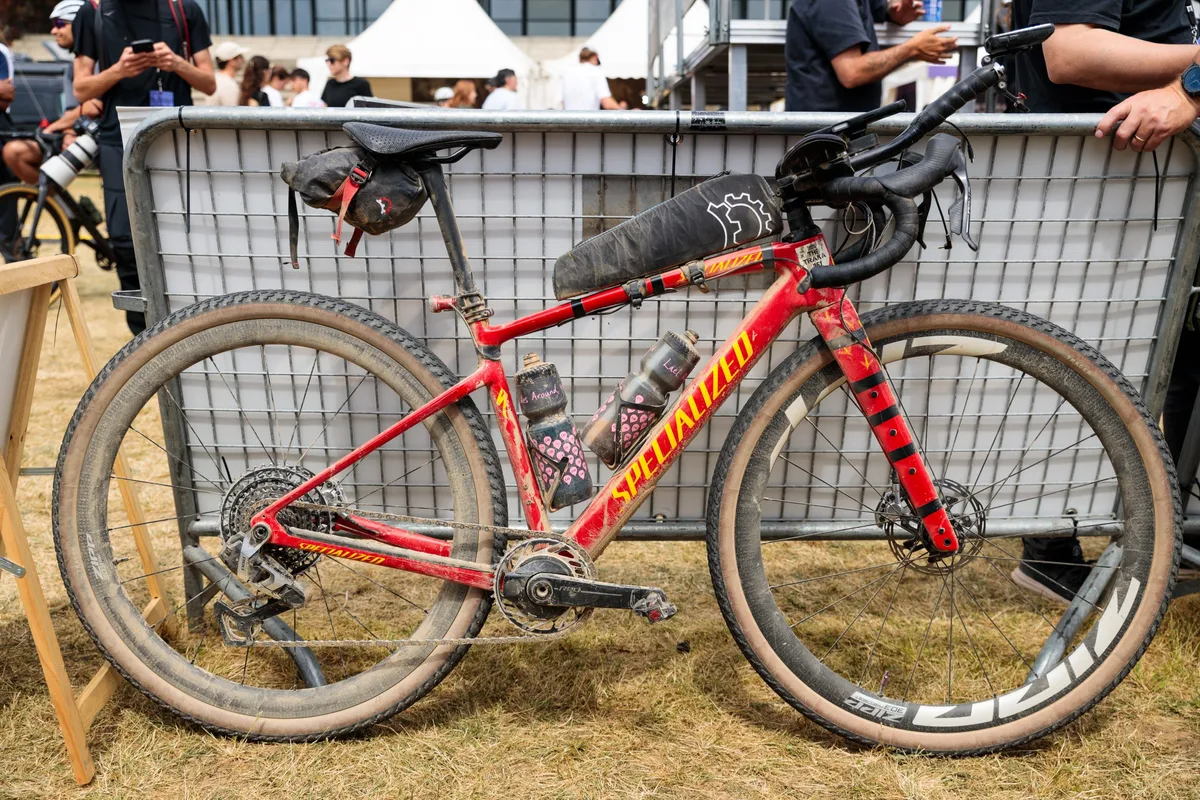 Lael Wilcox's Specialized Diverge after the Traka 560