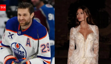 NHL legend Leon Draisaitl wife Celeste Desjardins shares wedding throwback following Edmonton Oilers postseason elimination disappointment | NHL News