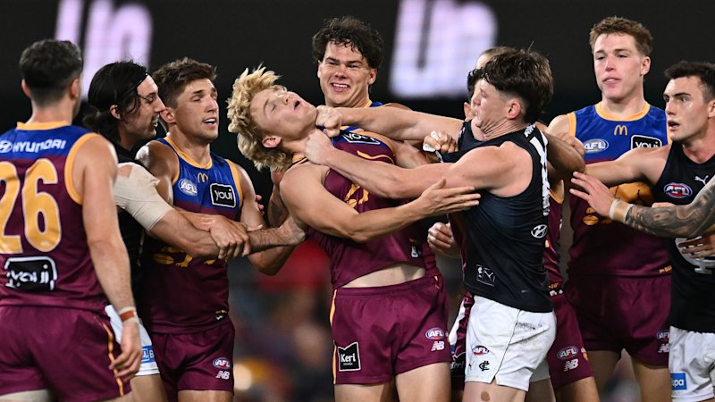 Carlton Blues lose to the Brisbane Lions but find some fight. Now can they play a full match?