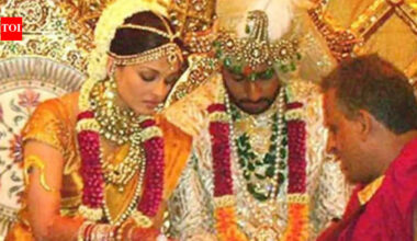 Abhishek Bachchan and Aishwarya Rai's wedding pics resurface amid buzz over 'Nizam's jewels' at Met Gala 2026﻿ |
