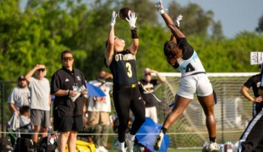 (2) Women's Flag Football's Season Ends at the NAIA Invitational