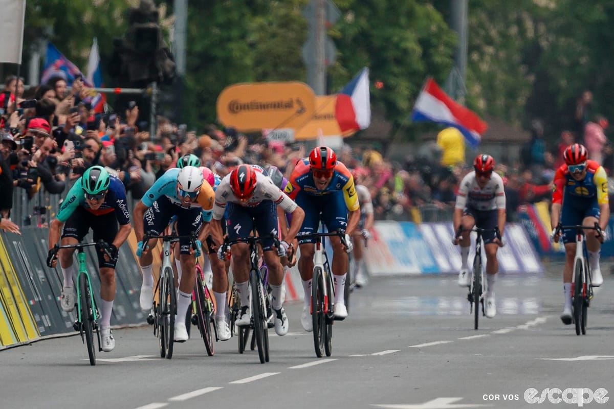 How Soudal-Quick Step won an 'effing crazy' Giro stage amid an inevitable crash