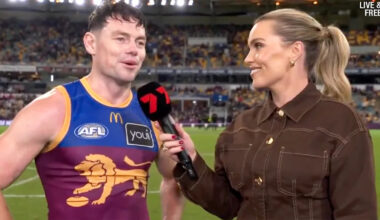 AFL 2025: Fans leap to Lachie Neale's defence after comment in post-match interview misconstrued