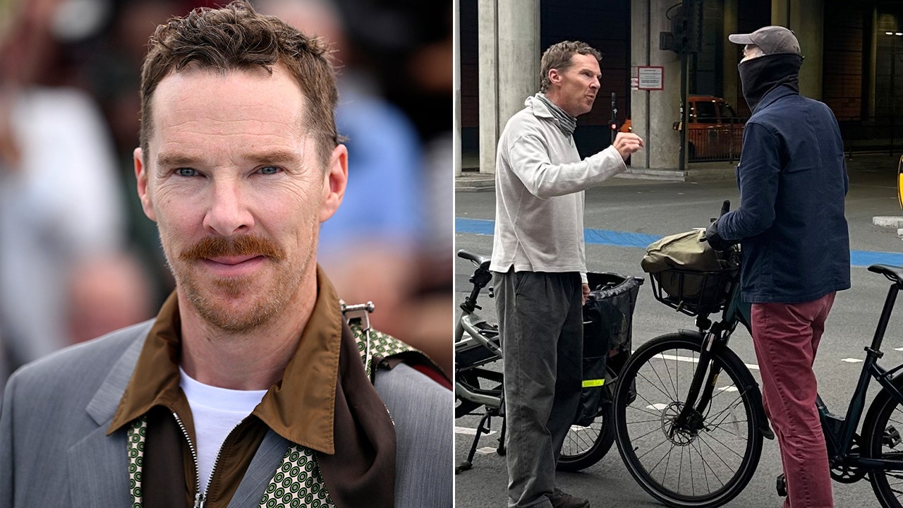 Benedict Cumberbatch confronts cyclist over red light accusations