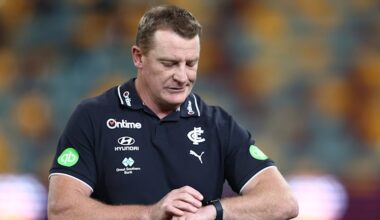 Carlton powerbroker Bruce Mathieson calls for more change at Blues football department after Michael Voss quits AFL team