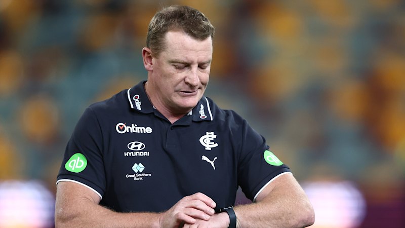 Carlton powerbroker Bruce Mathieson calls for more change at Blues football department after Michael Voss quits AFL team