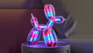 lexon x jeff koons reimagine the balloon dog