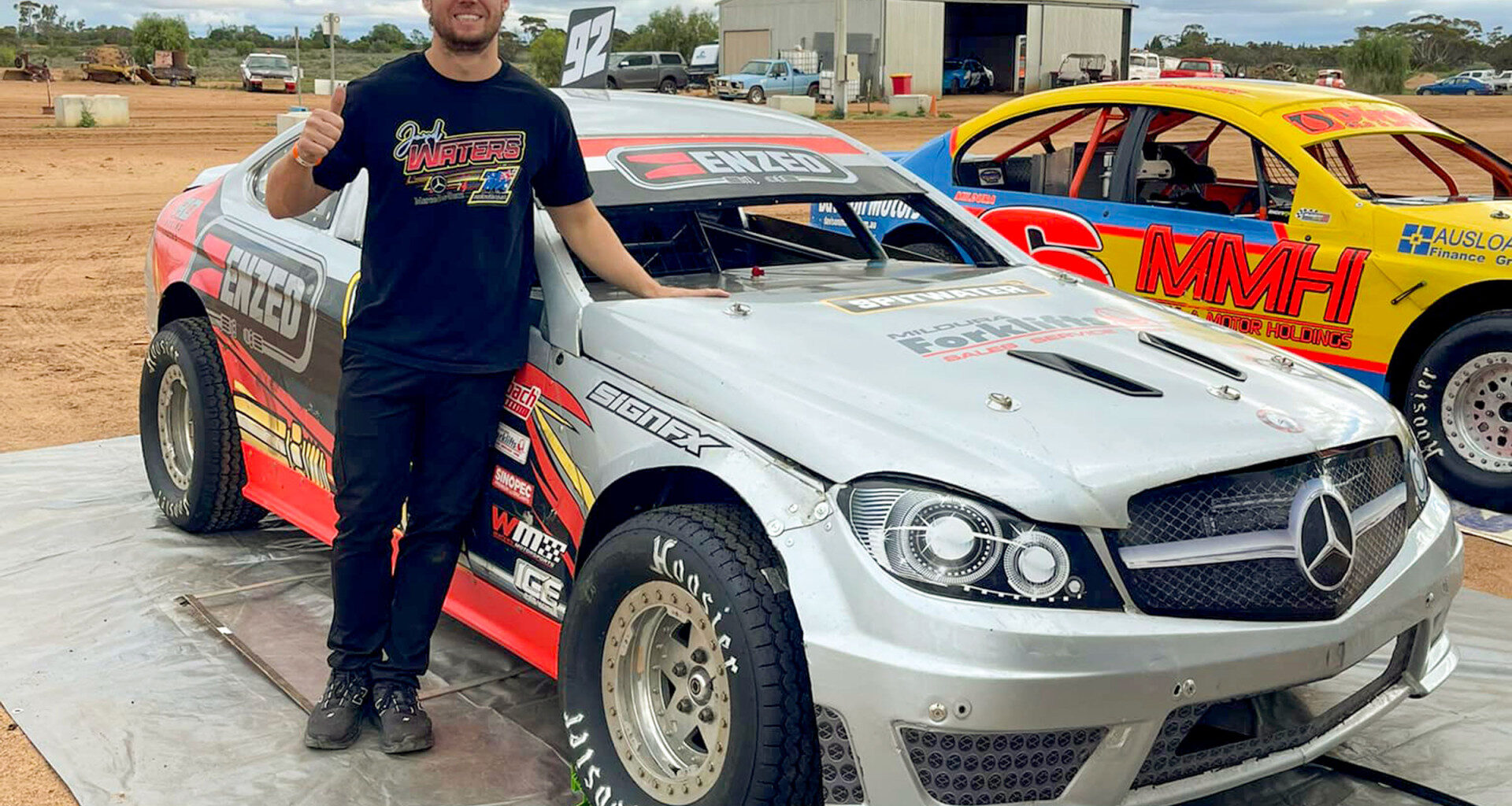 Supercars news: Cam Waters a winner in brother's ‘Berserk Merc’