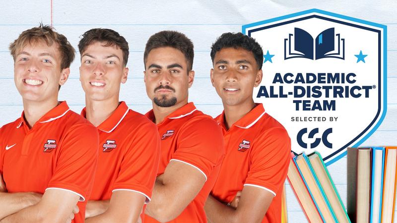 Four Earn College Sports Communicators Academic All-District® Men’s Tennis Teams