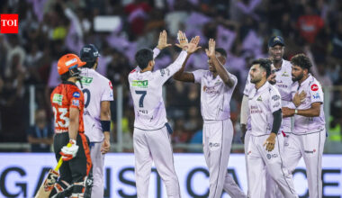 IPL 2026 Playoff Qualification Scenarios: With 14 matches to go, GT surge to 99.6% as SRH slip to 76.8% - odds for each team explained | Cricket News