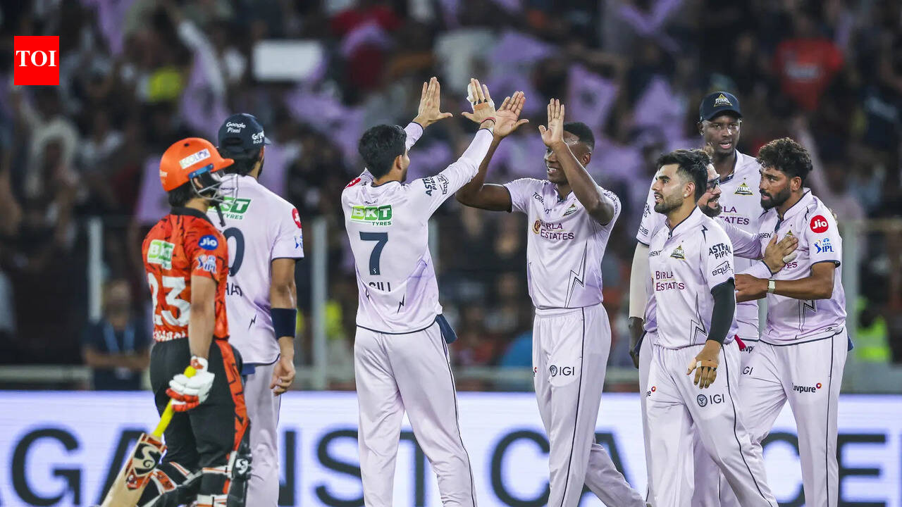 IPL 2026 Playoff Qualification Scenarios: With 14 matches to go, GT surge to 99.6% as SRH slip to 76.8% - odds for each team explained | Cricket News