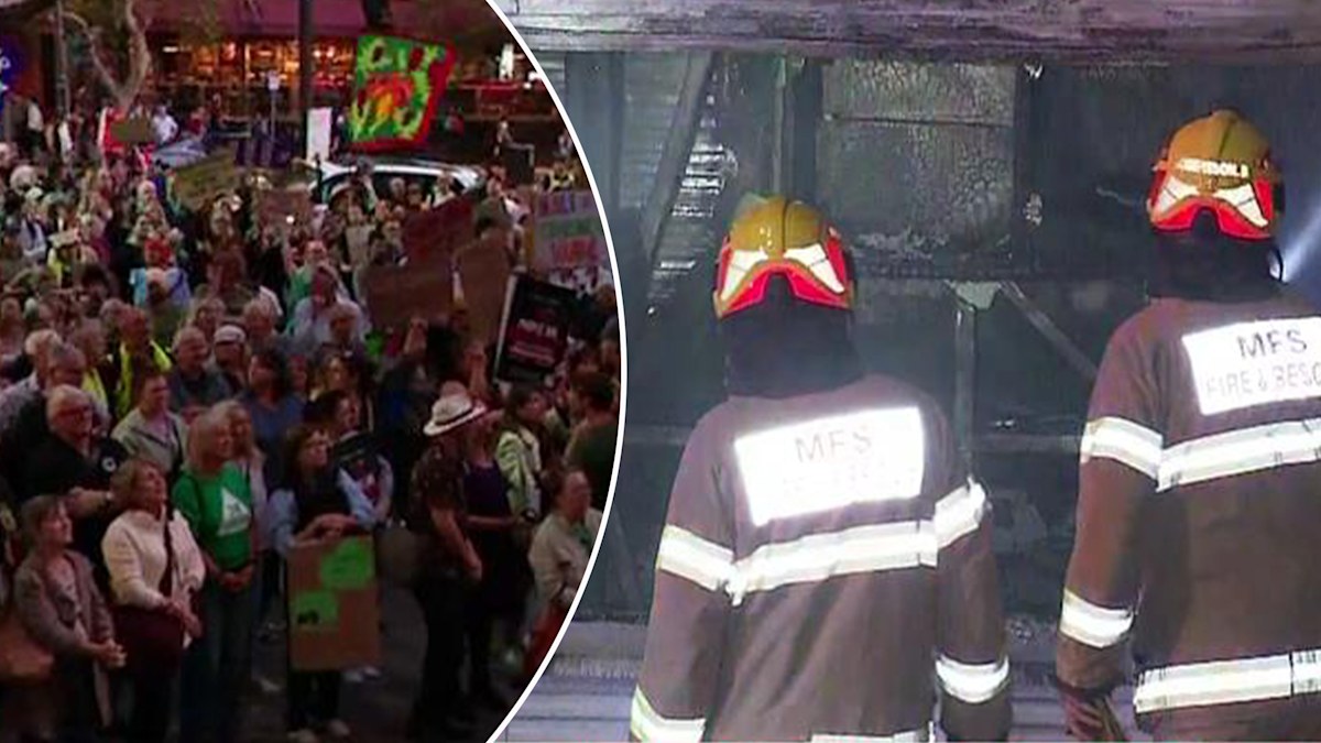 North Adelaide Golf Course fire 2026 news, protests over redevelopment after Australian Open announcement