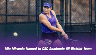 Mia Miranda Named to CSC Academic All-District Team