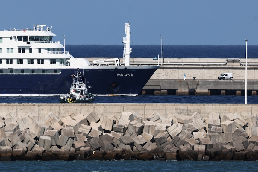 The cruise ship MV Hondius