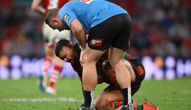 State of Origin: Latrell Mitchell sends through injury scare through NSW Camp