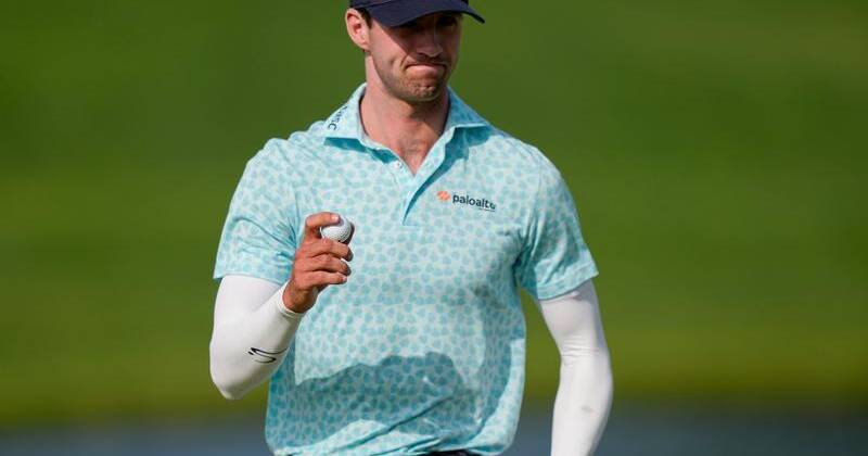 Alex Smalley has the outright lead heading into the final round of the PGA Championship. Photo: AP PHOTO