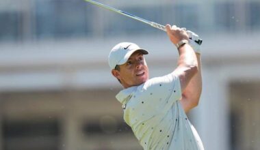 Rory McIlroy is just three shots off the lead going into the final round of the PGA Championship. Photo: AP PHOTO
