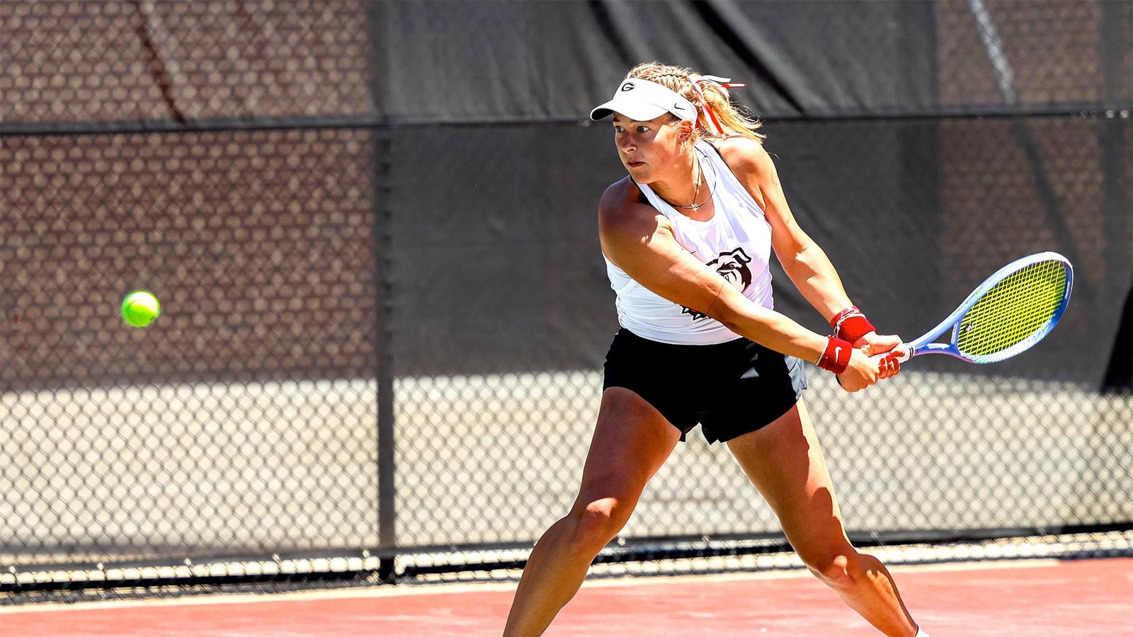 26WTE Frieson Files - Women's Tennis Advances past NC State