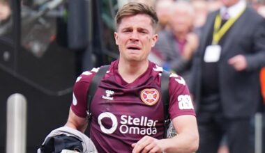 Scottish Premier League: Australia’s Cam Devlin caught up in teary scenes as Hearts stumble at final hurdle against Celtic