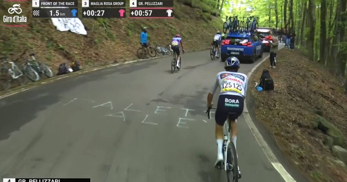 Ambitious Pellizzari suddenly staggers at Giro d'Italia