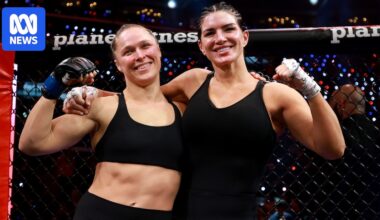 Ronda Rousey stops Gina Carano 17 seconds into comeback MMA bout
