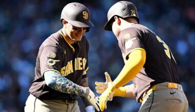 Mariners lose 8-3 to Padres as Sheets homers twice