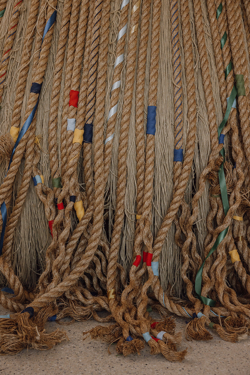LR Vandy tells stories of labor, movement, and collective resistance through rope sculptures - 5