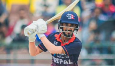 Nepal Doctor Ishan Pandey Scores Maiden Fifty During First International Series For Seven Years