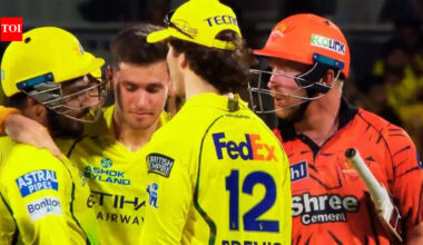 CSK vs SRH: Tempers flare as Sanju Samson and Heinrich Klaasen clash after stumping dismissal