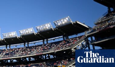 Washington Nationals ban spectator over white nationalist ‘Save America’ banner | Washington Nationals