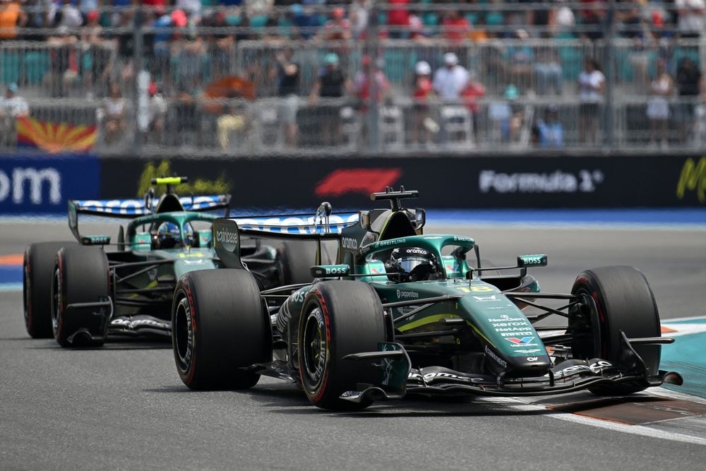 Lance Stroll, Aston Martin Racing, Fernando Alonso, Aston Martin Racing