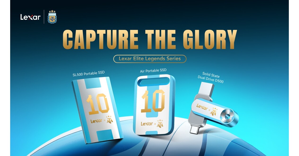 Lexar Celebrates Global Football Fandom with Official AFA Elite Legends Series