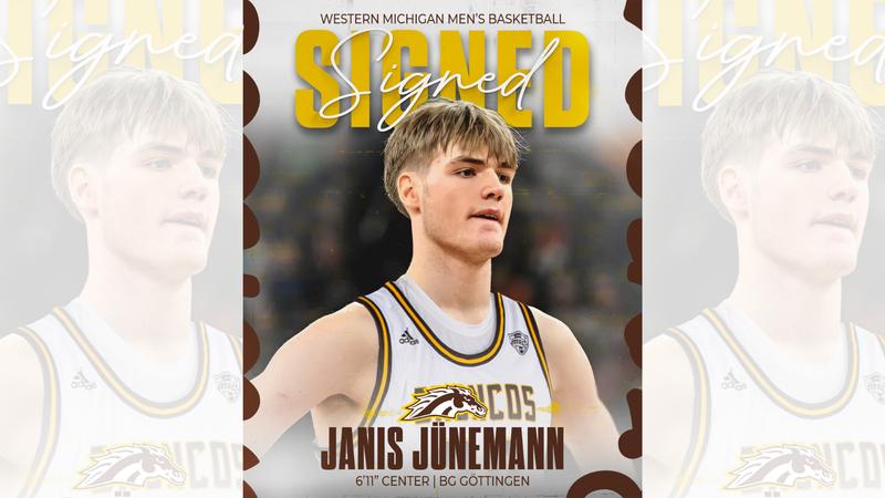 Men's Basketball Inks Latvia Native Janis Jünemann