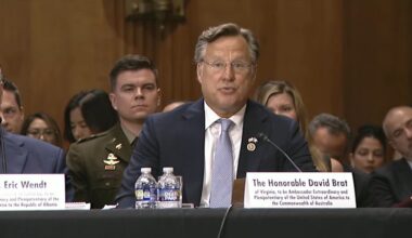 David Brat nomination: Former congressman faces US Senate hearing to become ambassador to Australia