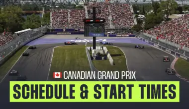 Canadian Grand Prix schedule: Practice, Sprint and race start times