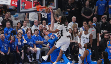 NBA playoffs 2026: Oklahoma City Thunder vs San Antonio Spurs; Western Conference finals game 2 score, news, Stephon Castle dunk video