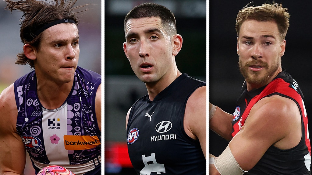 TEAMS: Freo star injured, key Blue out, Bombers make four changes