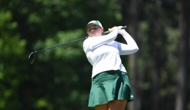 Michigan State's women's golf team at the NCAA Chapel Hill Regional