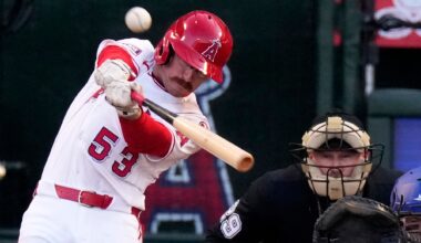 Wade Meckler homers, makes sliding catch in debut for hometown Angels