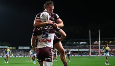 Manly Sea Eagles vs Gold Coast Titans: Clayton Faulalo shines as Manly secures narrow win at Four Pines Park