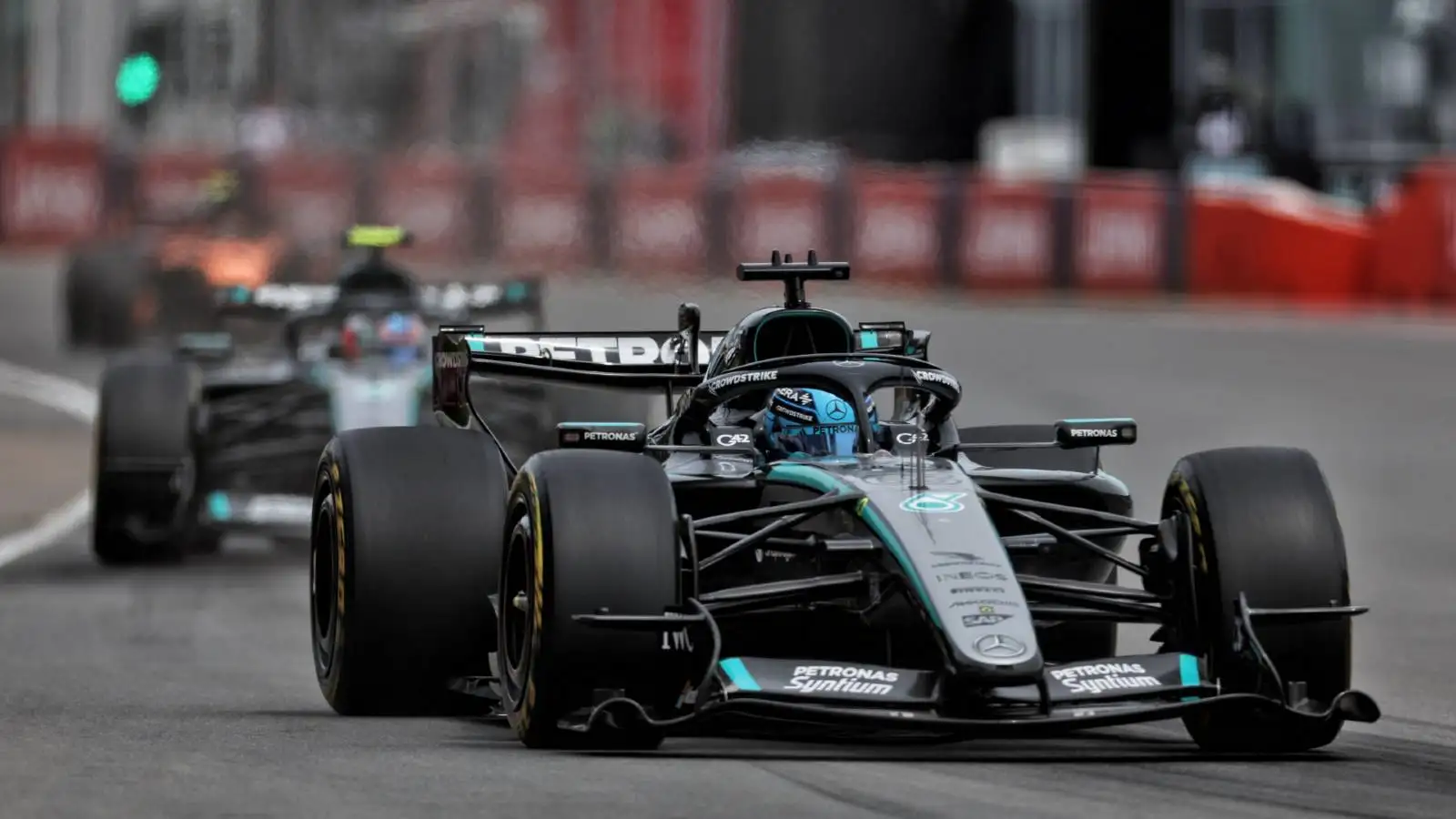 George Russell wins Canadian GP Sprint as Kimi Antonelli fumes over Mercedes clash