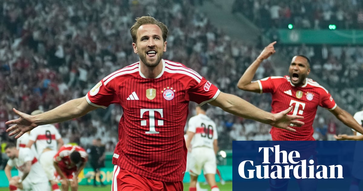 European football: Harry Kane hits hat-trick as Bayern Munich complete double | European club football
