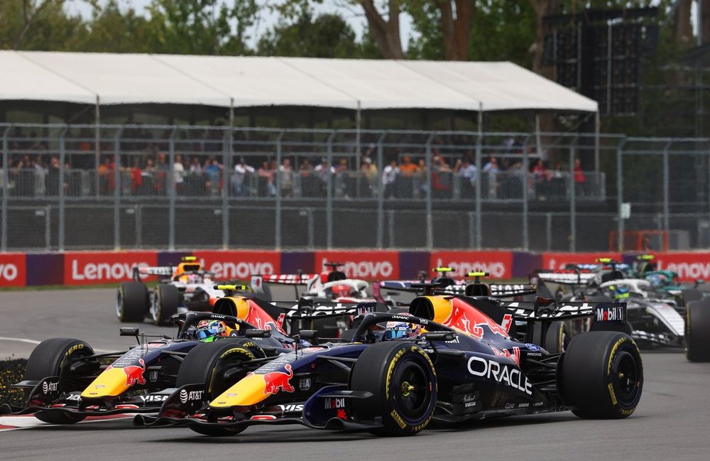 Wheel-to-wheel racing might be a touch more difficult if the rain strikes on Sunday