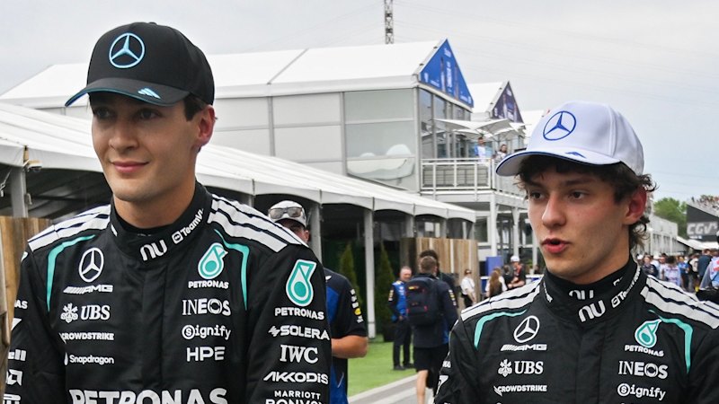 Canadian F1 Grand Prix: Tension rises between Mercedes teammates Kimi Antonelli and George Russell in Montreal over “naughty” move