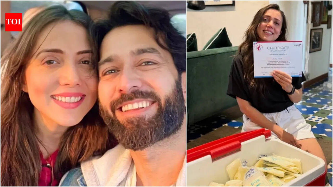 Nakkul Mehta'S Wife: Ishqbaaz fame Nakuul Mehta’s wife Jankee Parekh donates 90 packets of her stored breast milk for NICU babies